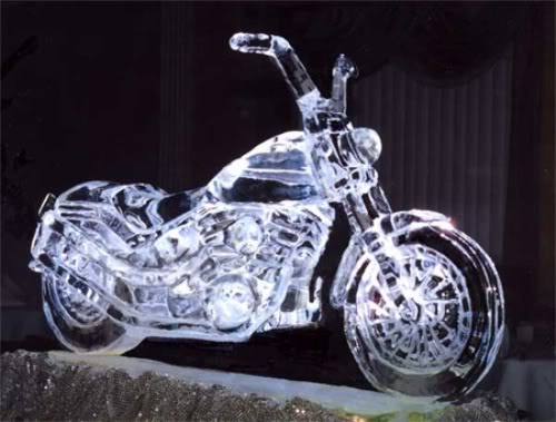 motorcycleicesculptureharleydavidso